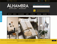 Tablet Screenshot of alhambra.cz